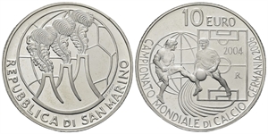 SAN MARINO - Monetazione in euro. - 10 Euro 2004.