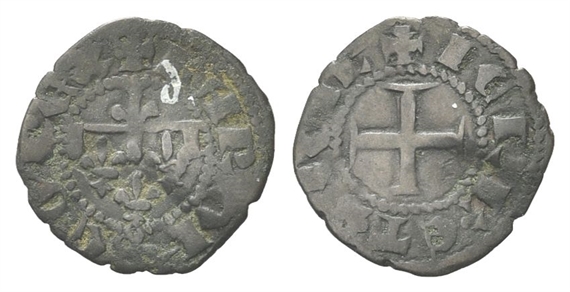 NAPOLI - Carlo II d’Angiò, 1285-1309. - Denaro gherardino.