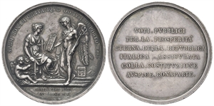 NAPOLEONE BONAPARTE - Periodo Napoleonico, dal 1795 al 1815. - Medaglia 1802 a. X opus Manfredini.