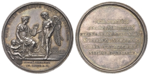 NAPOLEONE BONAPARTE - Periodo Napoleonico, dal 1795 al 1815. - Medaglia 1802 a. X opus Manfredini.