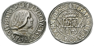 MILANO - Ludovico Maria Sforza detto il Moro, VII Duca di Milano, 1494-1499. - Testone.