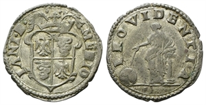 MILANO - Filippo II di Spagna Duca di Milano, 1556-1598. - Parpagliola.