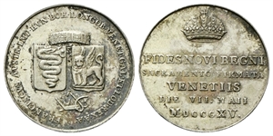 MILANO - Francesco I (II) d'Asburgo Lorena, Re del Lombardo Veneto, 1815-1835. - Medaglia o Gettone 1815 del Giuramento delle Province Lombarde.