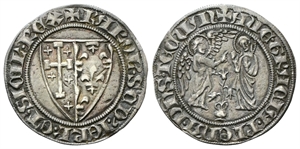 NAPOLI - Carlo II d’Angiò, 1285-1309. - Saluto d’argento.