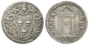 ROMA - Innocenzo XII (Antonio Pignatelli), 1691-1700. - Grosso 1699.