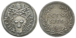 ROMA - Innocenzo XII (Antonio Pignatelli), 1691-1700. - Grosso 1698.