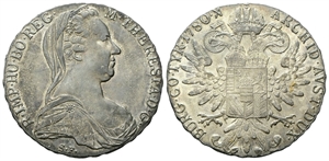 COLONIA ERITREA - Vittorio Emanuele III, 1900-1943. - Tallero di convenzione (1780) 1935, Roma.