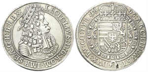 AUSTRIA - Leopoldo I, 1657-1705. - Tallero 1695, Hall.