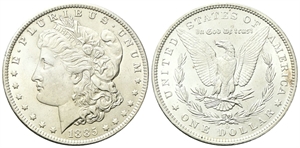 USA - Federazione. - Dollaro 1885 O, zecca di New Orleans.