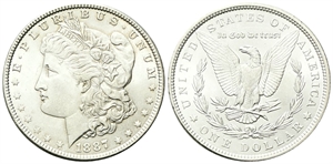 USA - Federazione. - Dollaro 1887, zecca di Philadelphia.