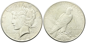 USA - Federazione. - Dollaro 1928 Peace S, zecca di San Francisco.