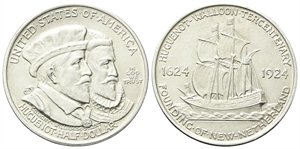 USA - Confederazione. - Half Dollar 1924, Huguenot-Walloon Tercentenary.