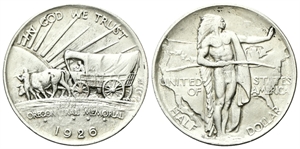 USA - Federazione. - Half Dollar 1926 S, zecca di San Francisco, Oregon Trail Memorial.
