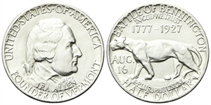 USA - Confederazione. - Half Dollar 1927, Vermont Sesquicentennial