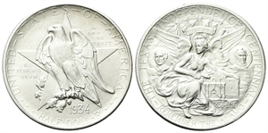 USA - Confederazione. - Half Dollar 1934 Texas Independence Centennial realizzata da Pompeo Coppini.
