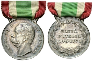 ROMA - Umberto I, 1878-1900. - Medaglia 1883 opus F. Speranza.
