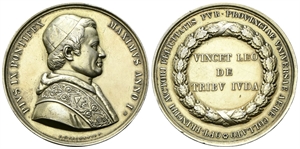 ROMA - Pio IX (Giovanni Maria Mastai Ferretti), 1846-1878. - Medaglia 1846 a. I opus P. Girometti.