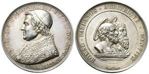 ROMA - Pio IX (Giovanni Maria Mastai Ferretti), 1846-1878. - Medaglia 1846 a. I opus G. Cerbara.