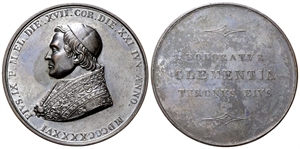 ROMA - Pio IX (Giovanni Maria Mastai Ferretti), 1846-1878. - Medaglia 1846 a. I opus F. Castiglioni.