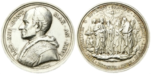 ROMA - Leone XIII (Vincenzo Gioacchino Luigi Pecci), 1878-1903. - Medaglia 1903 a. XXVI opus F. Bianchi.