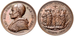 ROMA - Leone XIII (Vincenzo Gioacchino Luigi Pecci), 1878-1903. - Medaglia 1903 a. XXVI opus F. Bianchi.
