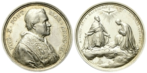 ROMA - Pio X (Giuseppe Melchiorre Sarto), 1903-1914. - Medaglia 1904 a. II opus F. Bianchi.