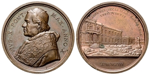 ROMA - Pio X (Giuseppe Melchiorre Sarto), 1903-1914. - Medaglia 1913 a. X opus F. Bianchi.