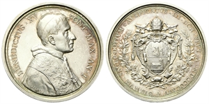 ROMA - Benedetto XV (Giacomo della Chiesa), 1914-1922. - Medaglia 1914 a. I opus F. Bianchi.