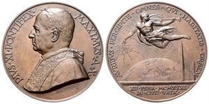 ROMA - Pio XI (Achille Ratti), 1922-1939. - Medaglia 1931 a. X opus A. Mistruzzi.