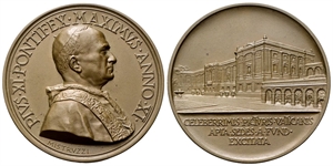 ROMA - Pio XI (Achille Ratti), 1922-1939. - Medaglia 1932 a. XI opus A. Mistruzzi.