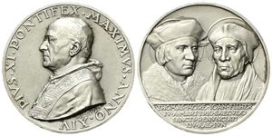 ROMA - Pio XI (Achille Ratti), 1922-1939. - Medaglia 1935 a. XIV opus A. Mistruzzi.