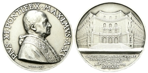 ROMA - Pio XI (Achille Ratti), 1922-1939. - Medaglia 1936 a. XV opus A. Mistruzzi.