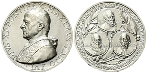 ROMA - Pio XI (Achille Ratti), 1922-1939. - Medaglia 1937 a. XVI opus A. Mistruzzi.