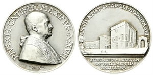 ROMA - Pio XI (Achille Ratti), 1922-1939. - Medaglia 1938 a. XVII opus A. Mistruzzi.