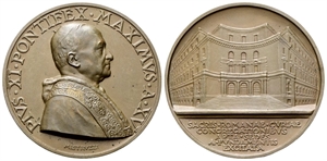 ROMA - Pio XI (Achille Ratti), 1922-1939. - Medaglia 1936 a. XV opus A. Mistruzzi.
