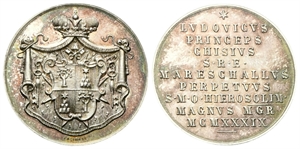 ROMA - Sede Vacante (Maresciallo del Conclave Ludovico Chigi), 1939 - Medaglia 1939 opus Pasinati.
