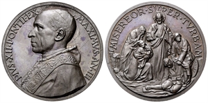 ROMA - Medaglia 1940 a. II opus A. Mistruzzi. - Medaglia 1941 a. III opus A. Mistruzzi.