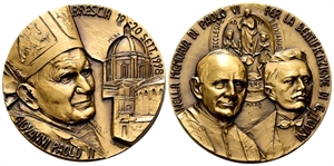 ROMA - Giovanni Paolo II (Karol Wojtyla), 1978-2005. - Medaglia 1998 opus M. Baldessari.