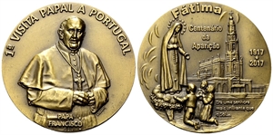 ROMA - Papa Francesco (Jorge Mario Bergoglio), dal 2013. - Medaglia 2017.