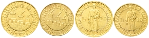 SAN MARINO - Vecchia monetazione, 1864-1938. - 20 e 10 Lire 1925.