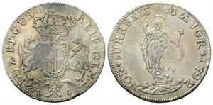 GENOVA - Dogi Biennali, 1528-1797. III Fase, 1637-1797. - 4 Lire 1792.